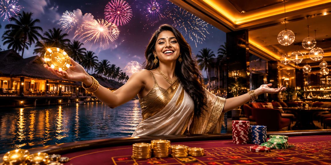 Kerala cashback bonus promotions show Indian model holding winning ticket